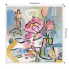 Amanti Art Flowers Picked From The Garden II by Vas Athas Canvas Wall Art Print Framed 30 x 30-in. - 4 of 4