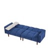 NicBex Convertible Sleeper Chair,Modern Linen  Sofa Bed with Wooden Legs and 2 Pillows,Couches with Adjustable Back  for Living Room - 3 of 4