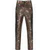 INSPIRE CHIC Men's Party Disco Shiny Sparkly Straight Leg Sequins Pants - 2 of 4