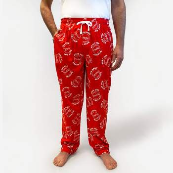 Men's Coca-Cola Best Pop Around Print Lounge Pajama Pants - Red