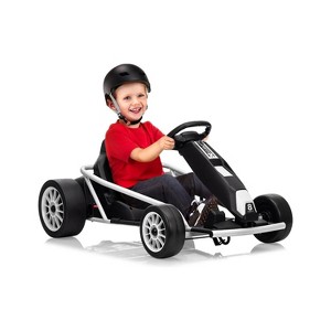 24V Go Kart for Kids 8-13, 8.1MPH High Speed with Dual 300W Motors for Drifting,9Ah Battery, 155lbs Max Load, with Music - 1 of 4