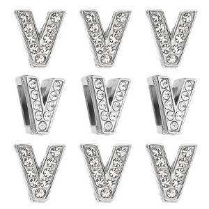 Unique Bargains Metal Bulk Elegant DIY Crafts Jewelry Making Rhinestone Pendant 30 Pcs - 1 of 4