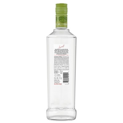 Smirnoff Green Apple Flavored Vodka - 750ml Bottle