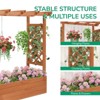 Karl Home Outdoor Wood Planter Box with Trellis - 4 of 4