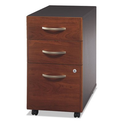 Hansen Cherry Mobile 3-Drawer Lockable Legal Size Pedestal