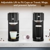 Kismile Single Serve Coffee Maker, Compatible with Capsule and Ground, 5 Brew Sizes Up to 14 Oz, Adjustable Funnel Height, Compact & Quick Brew - 4 of 4