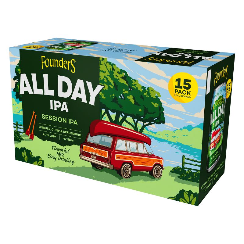 Founders All Day IPA Beer - 15pk/12 fl oz Cans, 6 of 7