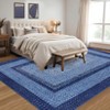 Washable Area Rugs for Living Room Non Slip Modern Braided Print Rug - 3 of 4