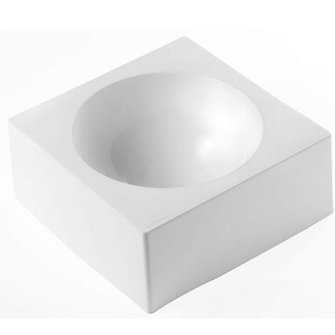 Mold, silicone, white, 2-1/2 x 2-1/2 x 1-inch square tray. Sold
