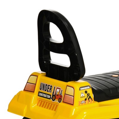 Yellow Forklift Ride-On Construction Toy for Kids