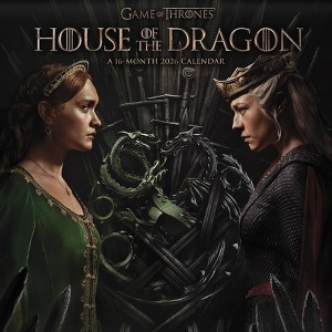 Trends International 2026 Game of Thrones House of the Dragon 12"x12" Wall Calendar - 1 of 4