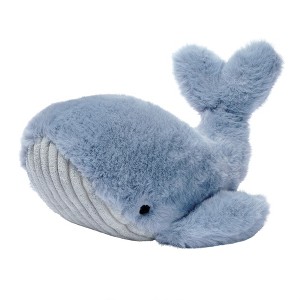 Lambs & Ivy Bubbles & Squirt Soft Plush Blue Whale Stuffed Animal Toy - 1 of 4