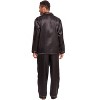 Alexander Del Rossa Men's Button Down Satin Pajama Set with Sleep Mask - image 2 of 3