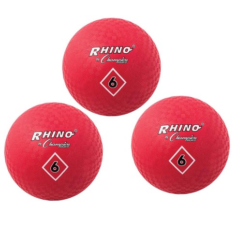 Champion Sports Playground Ball Red Inflates to 6in for sale online 