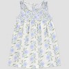 Carter's Just One You® Baby Girls' Dress with Hat - Ivory/Blue - 2 of 4