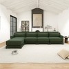 Christopher Knight Home Cara 142" Chenille Upholstered L-Shape Sectional Sofa - 2 of 4