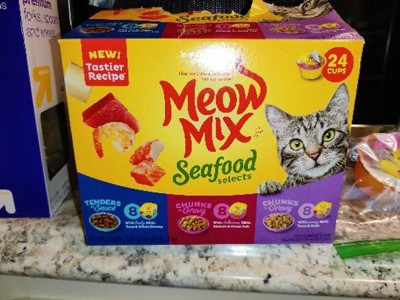 Walmart meow mix wet cheap food