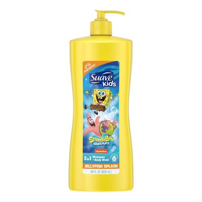 Suave Kids SpongeBob SquarePants Jellyfish Splash 2-in-1 Shampoo + Body Wash - 28 fl oz