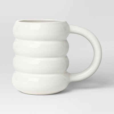 14oz Stoneware Artisan Mug White - Room Essentials&#8482;_1