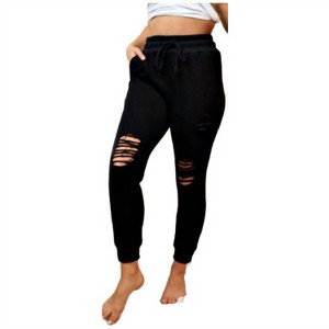 Women's Distressed Pant - White Birch - 1 of 2