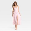 Women's Jacquard Tulle Trim Maxi A-Line Dress - Wild Fable™ - 3 of 3
