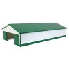 1/64 White & Green 1 Door 60ft x 120ft Wooden Tractor or Truck Shop STA-214 - 3 of 4