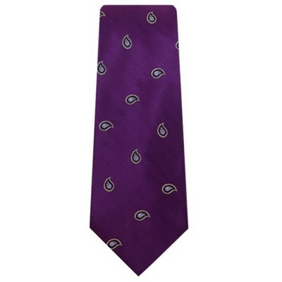 Men's Paisley 3.5 Inch Wide And 62 Inch X-Long Woven Neckties