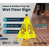 Alpine Industries Wet Floor Cone Sign 20"H Yellow 5/Pack (498-20-5pk) 498-20-5PK - 4 of 4
