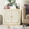 Kaia 2 Door Chest - Antique Beige/Mirror - Safavieh - 2 of 4