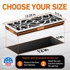 Home Intuition Victorian Floor Vent Cover 4X12 Inch Floor Register with Mesh Cover Trap Heat and Air Walkable Metal Floor Vent for HVAC Duct, White - 4 of 4