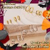 Small Gold Huggie Hoop Earrings Set for Women Men Hypoallergenic 14K Plated Stack Cartilage Earrings, Multiple Piercing - 4 of 4