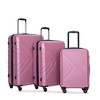 Whisen 3-Piece Set(20/24/28 in.) Hardshell Spinner Suitcase Luggage Sets with TSA Lock  and Two Hooks - 2 of 4