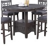 NicBex Dining Table Modern Counter Height Dining Table with Extension Leaf and Storage Base for Kitchen - 3 of 4