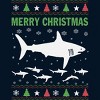Men's Design By Humans Shark Christmas By sophialada T-Shirt - 2 of 4