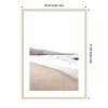 Amanti Art Neutral Beach by Melloi Art Prints Wood Framed Wall Art Print - 4 of 4