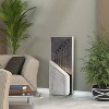 40" Resin Tranquil Infinity Fountain with 6 LED Lights Gray - Alpine Corporation: Weather-Proof, Rust-Resistant - 2 of 4