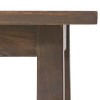 NicBex 19” Outdoor Side Table with Acacia Wood,Space-Saving End Table for Garden,Patio,Patio Table for Drinks & Decor,Outdoor Furniture - 3 of 4