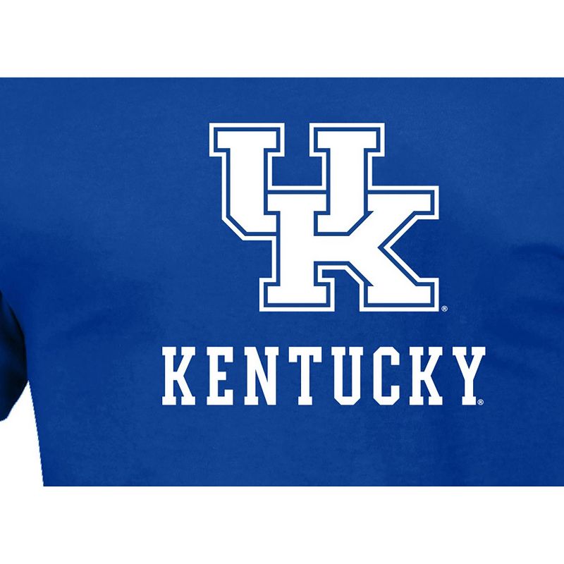 NCAA Kentucky Wildcats Men's Big and Tall Logo Short Sleeve T-Shirt, 3 of 4