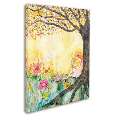 Trademark Fine Art - Wyanne Book Nook Matted Framed Art