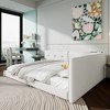 Whisen Modern Upholstered platform bed with USB Ports - 2 of 4