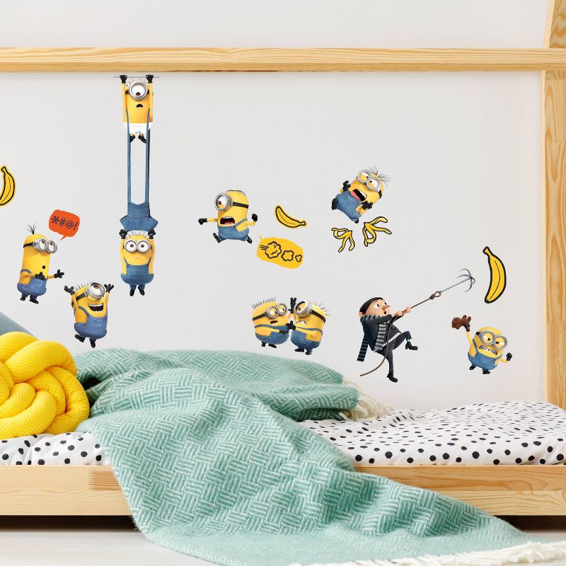Minions 2 Peel and Stick Kids&#39; Wall Decals - RoomMates, 6 of 8