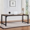 MaseiKar Computer Desk Large Office Desk, Gaming Desk Writing Desk Work Desk for Home Office, Study, Modern Simple Wooden Desk, Large Legroom - 3 of 4