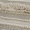 Woven Texture Stripe Bath Rug Natural 22x58" - 4 of 4