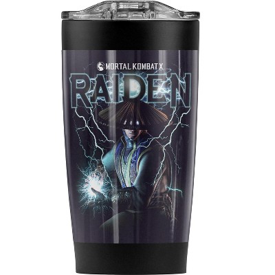 Mortal Kombat Raiden Steel Tumbler 20oz Coffee Travel Mug