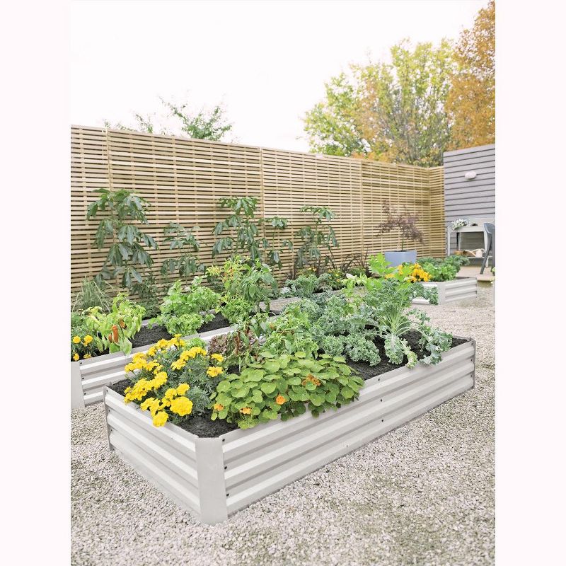 Gardener's Supply Company Metal Raised Garden Bed | Sturdy Corrugated Galvanized Steel Outdoor Planter Box Extra Deep for Rooted Plants Herbs &, 2 of 6