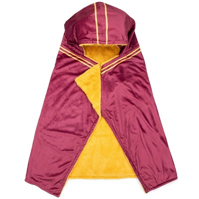 Harry Potter Gryffindor Quidditch Robe Hooded Blanket