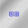 Chloe Lighting Luminosity Back Lit Rectangular Touch Screen Led Mirror 3 Color Temperatures 3000k-6000k 32`` Height - 3 of 4