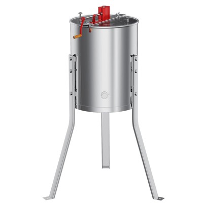 Electric Honey Extractor,  Frame Stainless Steel Honey Spinner with 140W Adjustable-Speed Motor, Beekeeping Equipment for Efficient Honey with Lid