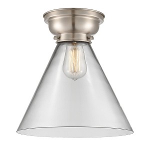 Cone - 1 Light Flush Mount In Industrial Style-11.4 Inches Tall and 12 Inches Wide - 1 of 1