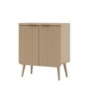 Sevobal Decorative Storage Cabinets, Self-Serve Lockers Recessed Cabinets In Kitchen and Dining Room Entrance Cabinets, Beige 23.6*11.8*27.6 - 4 of 4
